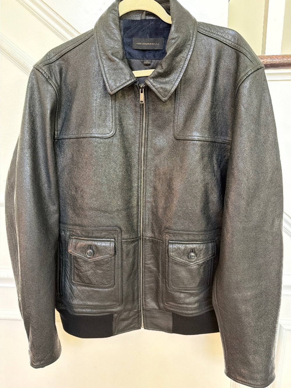 John Varvators leather jacket